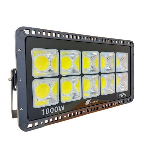 Refletor Led Holofote 1000w COB IP65 Branco Frio - 81894