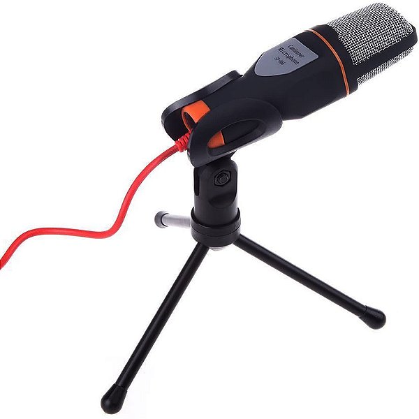Microfone Condensador Profissional Com Tripé e Fio Sf-666 - 84031