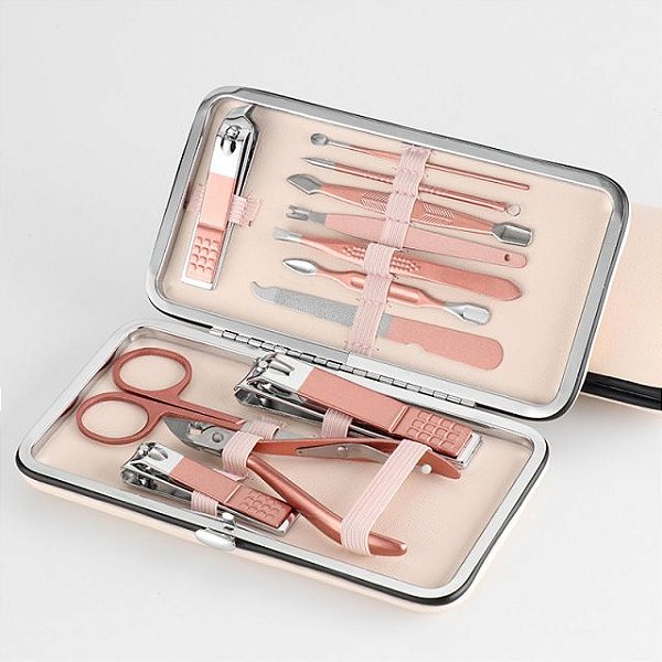 Conjunto de Manicure Profissional Portátil Kit Pé Mão Unhas  - 81937