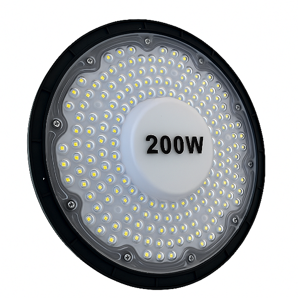 KIT 10 Luminárias Industriais 200w Ufo Led High Bay Galpão Slim - 84201