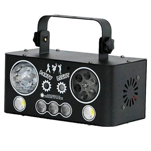 Projetor Canhão LED de Raios Laser Holográfico 5 em 1 - 82613