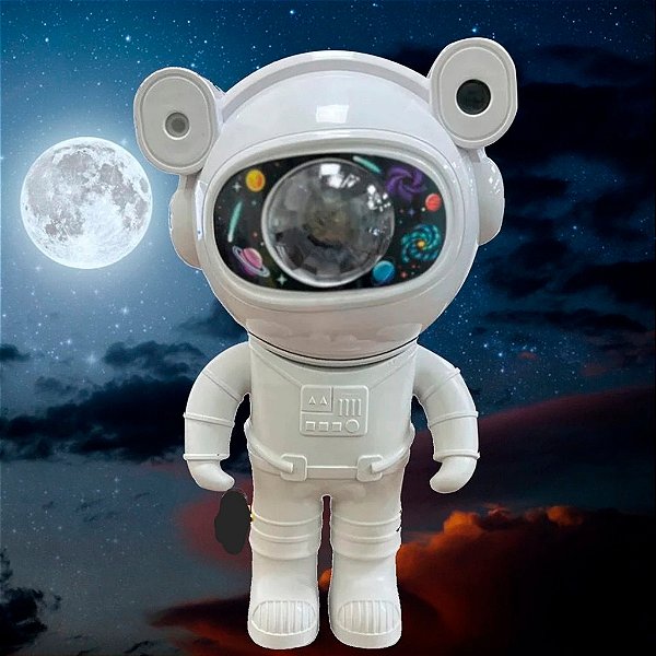 Mini Projetor Astronauta Galáxia Nebulosa Estrelada - 82615