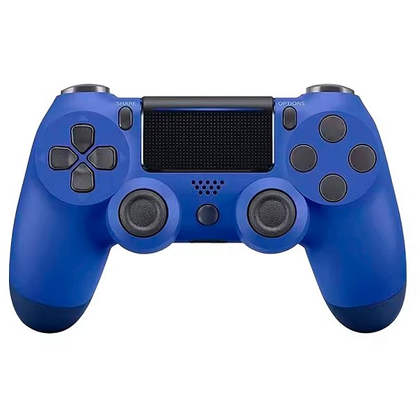 Controle Sem Fio Compatível Com Ps4 Pc Celular Azul - 82905