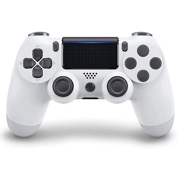 Controle Sem Fio Compatível Com Ps4 Pc Celular Branco - 82905