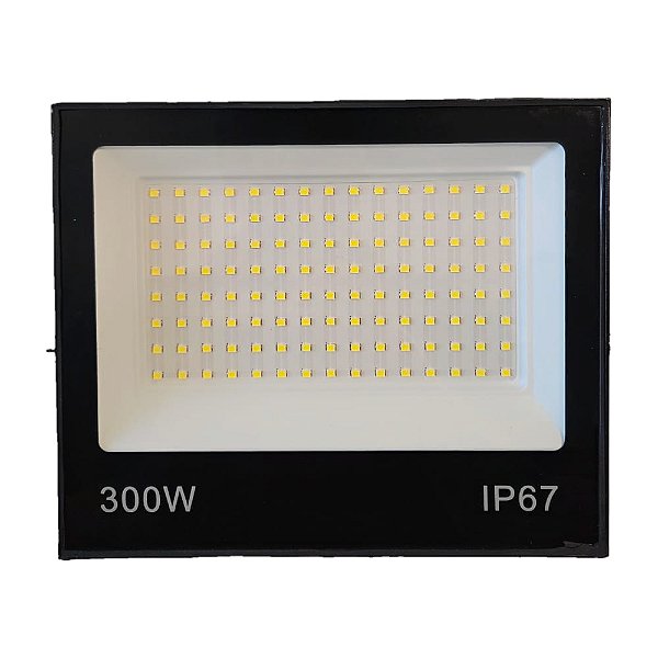 Refletor Led Mini 300w Ip67 Branco Frio Super Slim - 81147