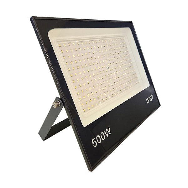 Refletor Led Mini 500w Ip67 Branco Frio Super Slim - 81409