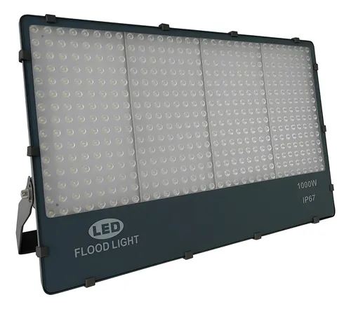 Refletor Holofote Microled 1000w Branco Frio IP67 - 82728
