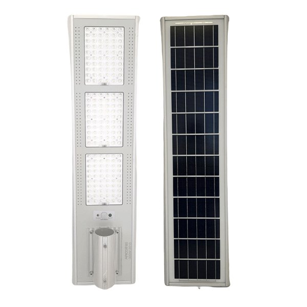 Luminária Pública Solar 300w LED Branco Frio com Sensor Fotovoltaico - 84021