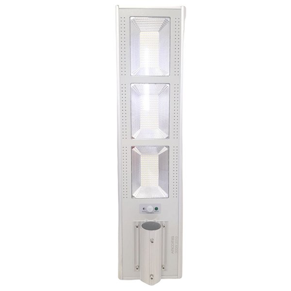 Luminária Pública Solar LED SMD 300w Branco Frio com Sensor de Presença - 84023