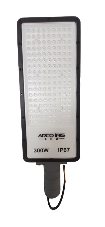 Luminária Retangular Micro LED 300W IP67 Para Poste Cinza - 81164
