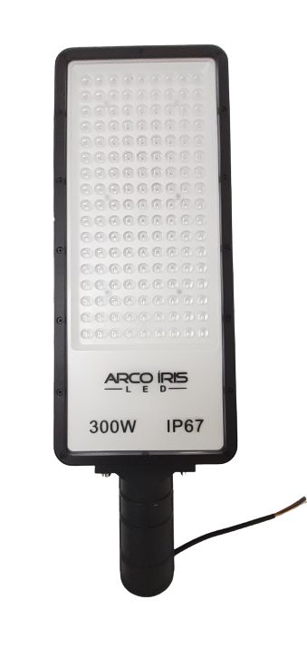 Luminária Retangular Micro LED 300W IP67 Para Poste Preta - 81164-1