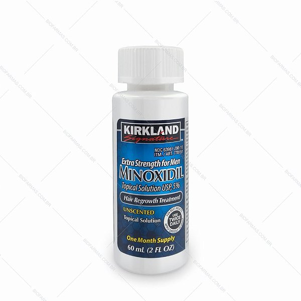 Kirkland Minoxidil 5% Original - 1 mês de tratamento - 60 ml