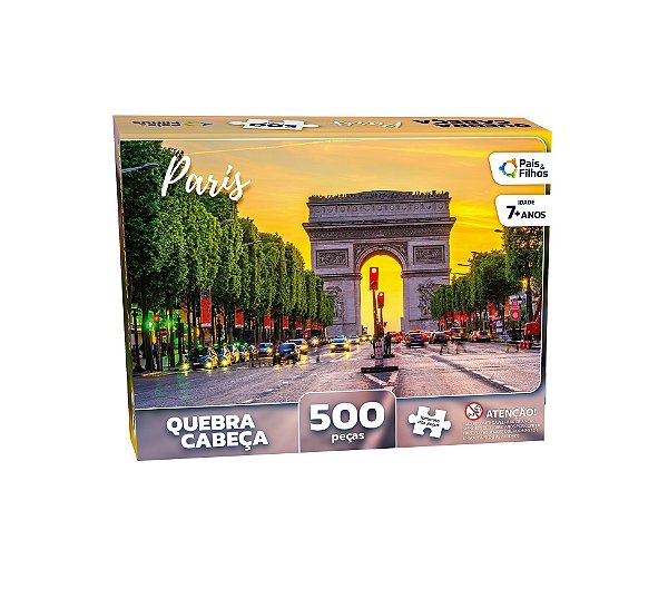 Quebra-Cabeça Paris 500 peças - Pais & Filhos