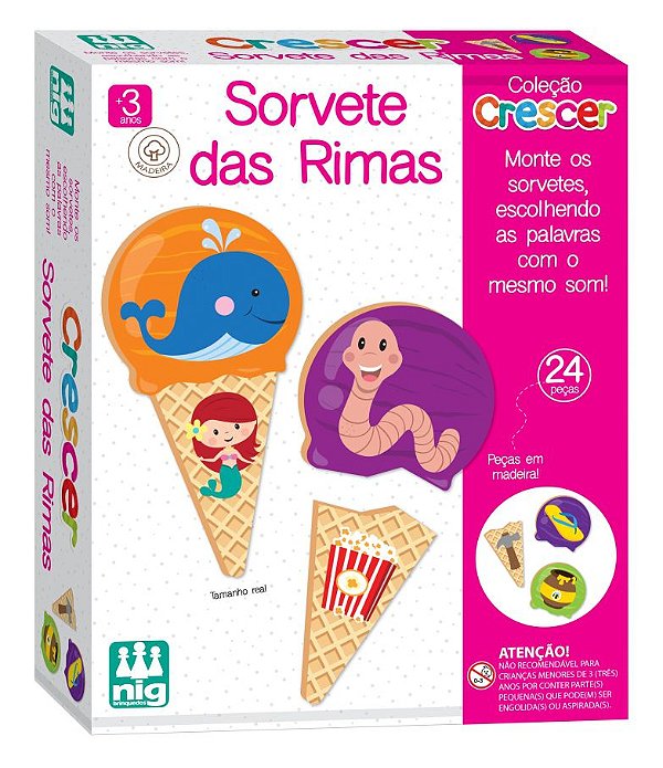 Crescer - Sorvete das Rimas - Nig Brinquedos