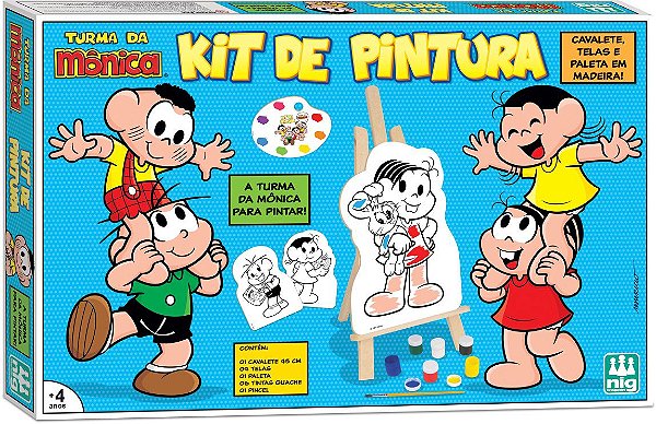 Kit Pintura - Turma da Mônica - Nig Brinquedos