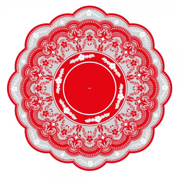 Poli Redondo 48CM Aria Vermelho | 50 Unidades