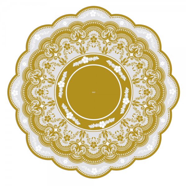 Poli Redondo 48CM Aria Ouro | 50 Unidades