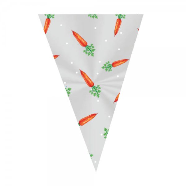 Cone Festa 18X30CM Cenoura | 50 Unidades