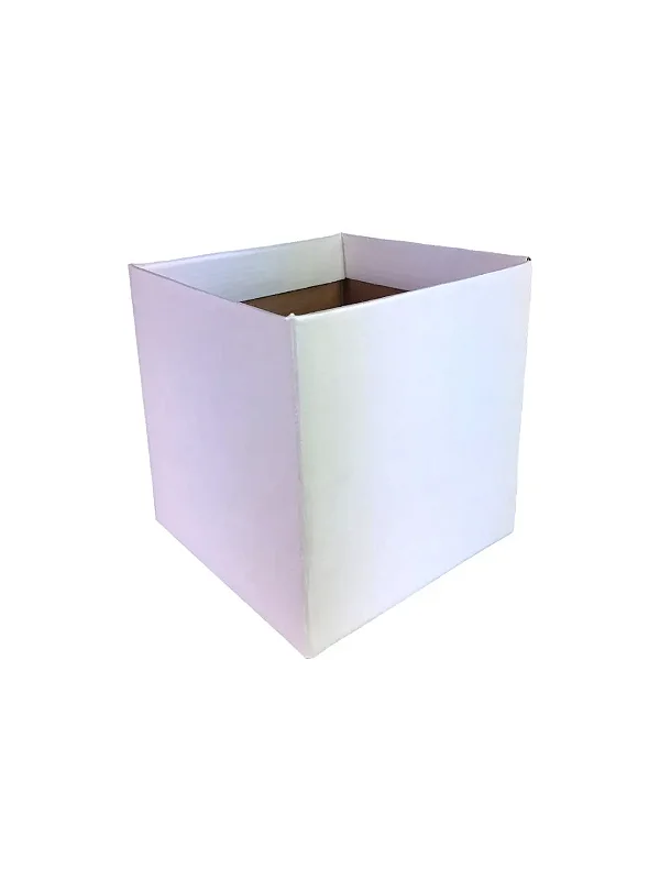 Cachepot Quadrado Branco 14,5X14,5X15,4 | 10 Unidades