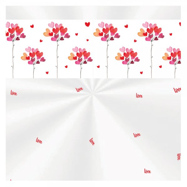 Saco Para Cesta Celofane 45X59CM Decorado Sensi | 50 Unidades