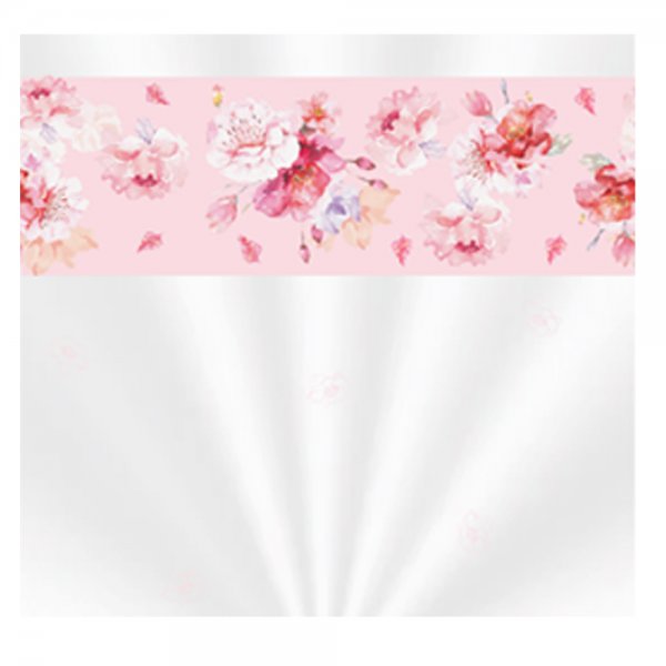 Saco Para Cesta Celofane 60X89CM Decorado Fiorella | 25 Unidades