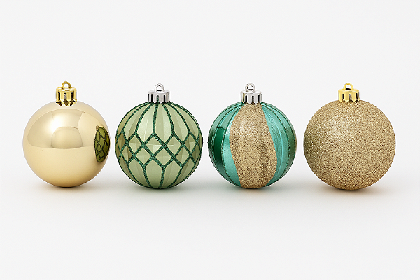 Kit 8 Bola de Natal 8CM | 30 Unidades