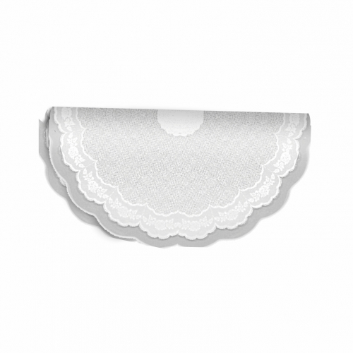 Poli Redondo Antique 48CM Branco | 100 Unidades
