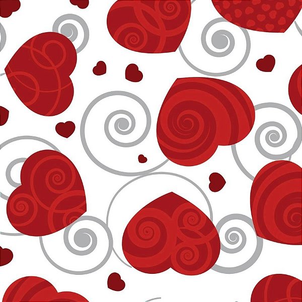 Saco Para Presente Perolado Amoroso 35X53CM | 50 Unidades