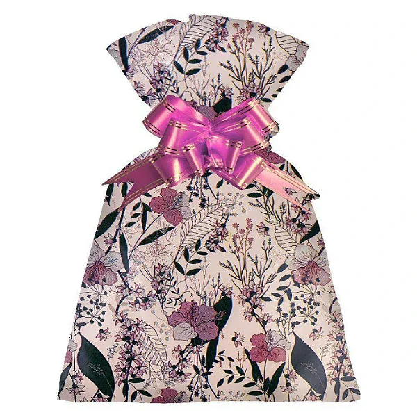 Saco Para Presente Perolado Floreti 45X59CM | 50 Unidades
