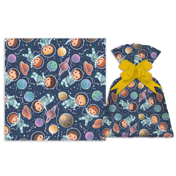 Saco Para Presente Perolado Space 45X59CM | 50 Unidades