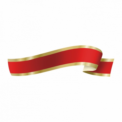 Fita Plástica Maxi FM 03D 32mmx100m Vermelho/Ouro