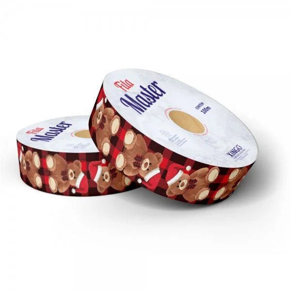 Fita Plástica Decorada 32mm x 100m Master Teddy Noel