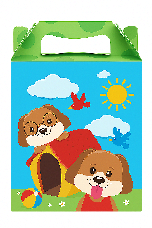 Caixa Maleta Fantasia M3 - Pets 21x26x7,5CM | 10 Unidades