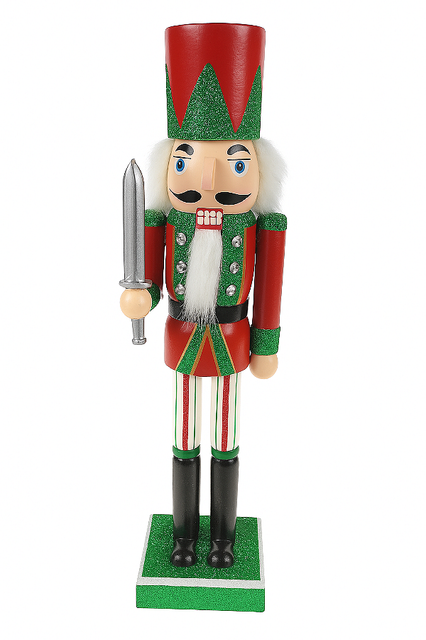 Soldado De Chumbo Vermelho/Branco 38CM x 9CM x 9CM