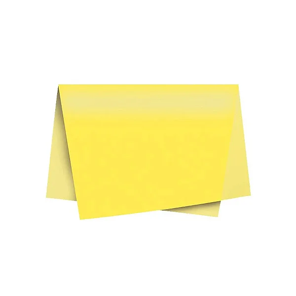 Papel de Seda Amarela 48 x 66 cm – Pacote com 100 Unidades
