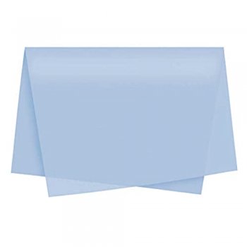 Papel de Seda Azul Claro 48 x 66 cm – Pacote com 100 Unidades