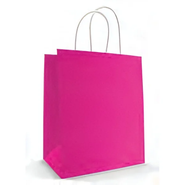 Sacola de Papel Pink 33x31x10CM - 10 Unidades