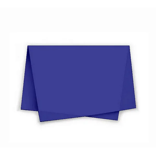 Papel de Seda Azul Escuro 48 x 66 cm – Pacote com 100 Unidades