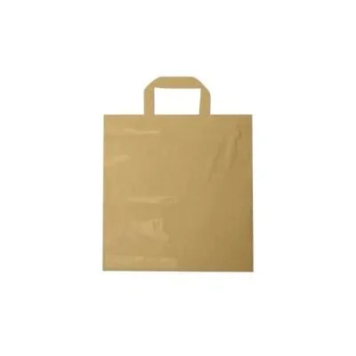 Sacola Alça Fita Lisa 30X40 Dourada - 40 Unidades