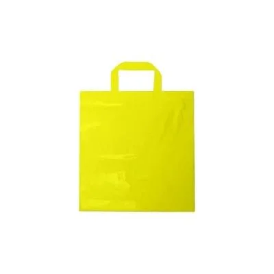 Sacola Alça Fita Lisa 30X40 Amarela - 40 Unidades