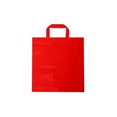 Sacola Alça Fita Lisa 30X40 Vermelha - 40 Unidades