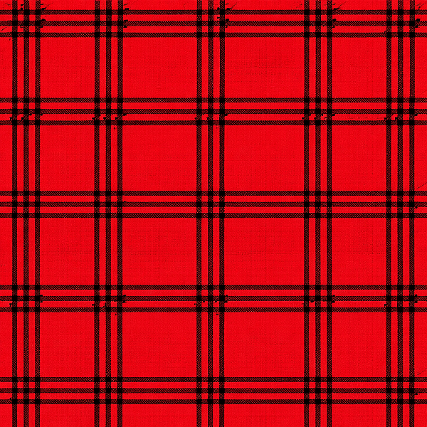 Saco Para Presente Xadrez Genova Vermelho 20X29CM - 50 Unidades