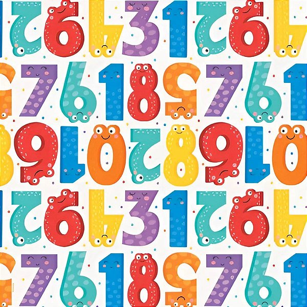 Saco Para Presente Happy Number 30X44CM - 50 Unidades