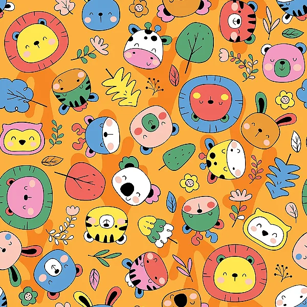 Saco Para Presente Perol Color Zoo 30X44CM - 50 Unidades