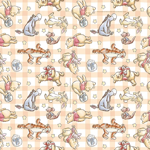 Saco Para Presente Perol Pooh 30X44CM - 50 Unidades