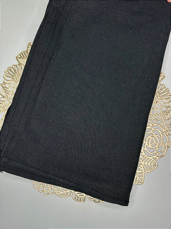 Pano de Prato com bainha preto (dúzia)