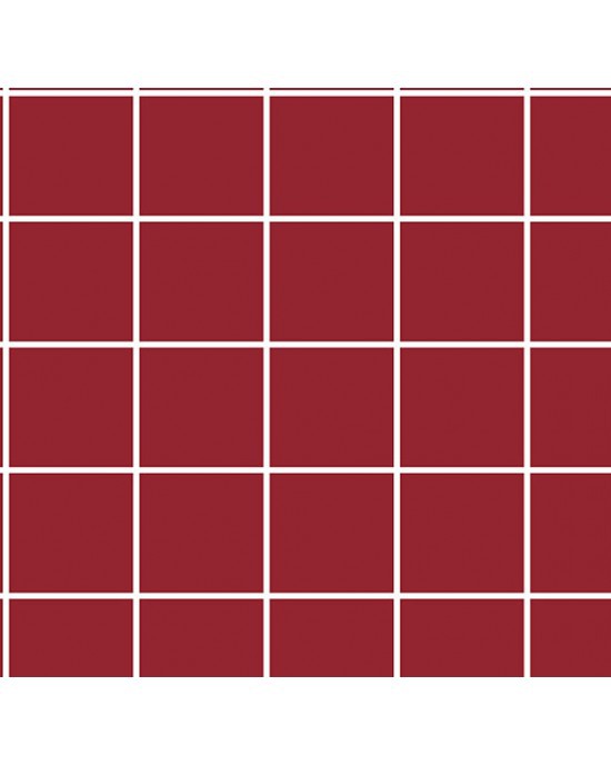 Tricoline Grid Vermelho