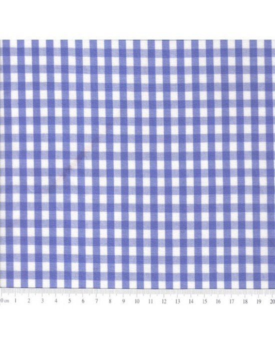 Tricoline Xadrez Fio Tinto Royal (8 XM)