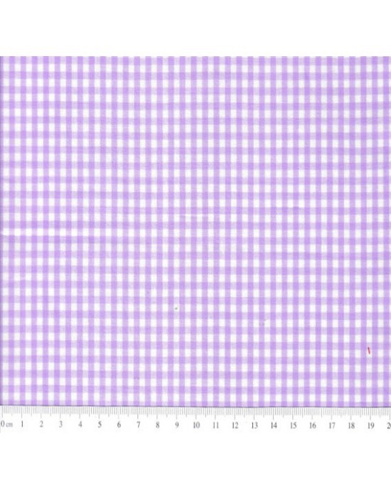 Tricoline Xadrez Fio Tinto Lilás (8 XM)