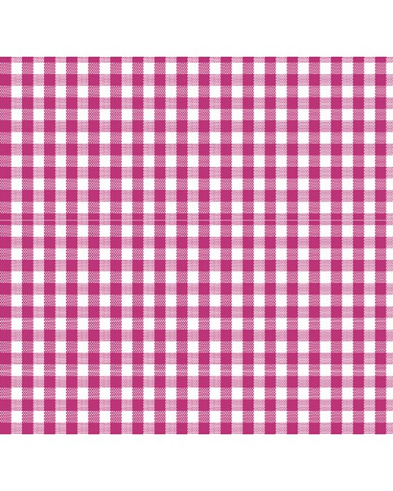 Tricoline Xadrez Fio Tinto Pink (8 XM)